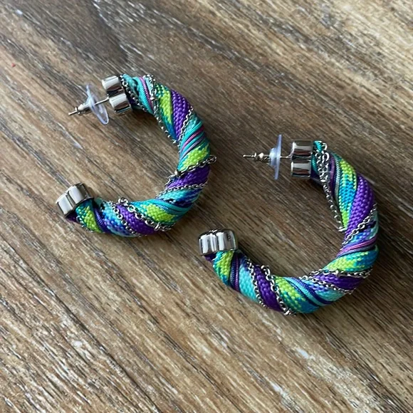 Kendra Scott Jewelry Kendra Scott Masie Corded Hoop Earrings